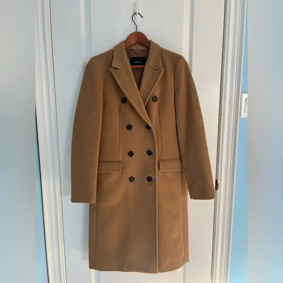 Babaton Constant Coat (Double-Breasted Wool Cashmere Coat) - Picture 3 of 8